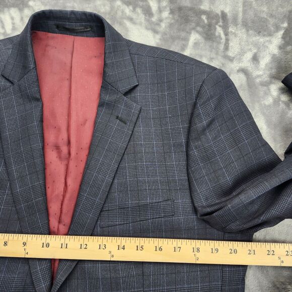 combatant gentlemen mezzanine mens 40 slim suit jacket made in Italy - Picture 7 of 11